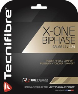 テクニファイバー(Tecnifibre) テニス ガット エックスワン バイフェイズ X-ONE BIPHASE 12m ゲージ1.24mm 【並行輸入品】