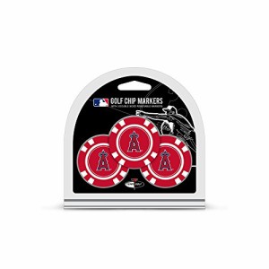 MLB ロサンゼルス・エンゼルス ゴルフチップボールマーカー 3個入り【並行輸入品】