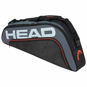 HEAD ツアーチーム 3R プロテニスラケットバッグ 3ラケットテニス用品 ダッフルバッグ ブラック/ 【並行輸入品】