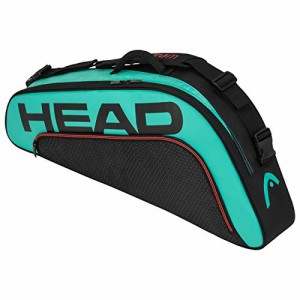 HEAD Tour Team 3R Pro テニスラケットバッグ ラケット3個 テニス用品 ダッフルバッグ ブラック/ティ 【並行輸入品】