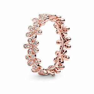 Pandora Jewelry デイジーフラワー キュービックジルコニアリング パンドラローズ【並行輸入品】