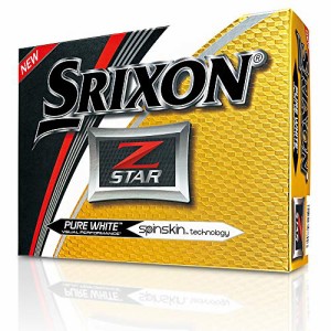 SRIXON(スリクソン) ゴルフボール Z-Star Z-Star (ゼットスター) ゴルフボール 3ピース構造 2017 年モデ 【並行輸入品】