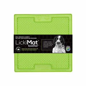 LickiMAT 新発想ペットフードマット スーザー(TPR) グリーン【並行輸入品】