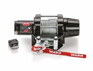 WARN 101025 VRX 25 パワースポーツ ウィンチ ハンドルバーマウントスイッチとスチールケーブルワイ【並行輸入品】