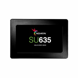 ADATA SU635 480GB 3D-NAND QLC SATA 2.5インチ内蔵SSD（ASU635SS-480GQ-R）【並行輸入品】