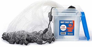 Bassdash(バスダッシュ) 投網 釣りネット 8ft 12ft 16ft 20ft 魚捕り用 投げ網【並行輸入品】