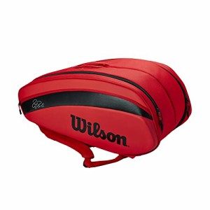 Wilson(ウイルソン) テニス バドミントン ラケットバッグ FEDERER DNA 12PK (フェデラー DNA 12パック) WR8【並行輸入品】