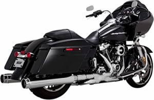 Vance&Hines(バンスアンドハインズ) スリップオンマフラー TORQUER 450 クローム TOURING（M8） (17-20)【並行輸入品】