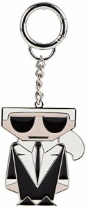 Karl Lagerfeld Paris メタルキーチェーン ブラック【並行輸入品】