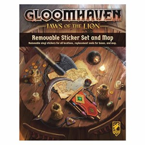 Groomhaven:ライオンのジョーズリムーバブルステッカーセット&マップ【並行輸入品】