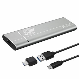 Dogfish ポータブル外付けSSD 512GB Ngff 2242/2260/2280 アルミニウム USB 3.1 Type C 超軽量 外付けSSD ミニ ポ【並行輸入品】