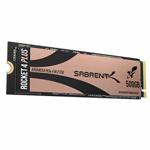 SABRENT SSD 500GB、PS5に対応、M.2 SSD 500GB、PCIe 4.0 M.2 SSD、NVMe 500GB、Gen4 M.2 2280、内蔵SSD最大7000MB/秒 ロ4【並行輸入品】