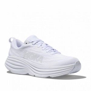 ホカオネオネ BONDI 8 陸上ランニング ランニングシューズ  ボンダイ 8 1127952 レディス ホワイト×ホワイト HOKA ONE ONE