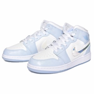 NIKE AIR JORDAN 1 MID SE GS BLUE TINT エアジョーダン 1 ミッド 水色 ライトブルー FQ9117-400 メンズ スニーカー レディース