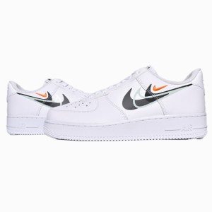 NIKE AIR FORCE 1 LOW 07 Multi Swoosh ナイキ エアフォース1 ロー 白 ホワイト マルチスウォッシュ メンズ レディース スニーカー FN780