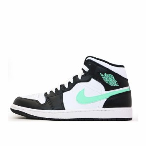 NIKE AIR JORDAN 1 MID ナイキ エアジョーダン1 ロー ホワイト/ブラック/グリーングロー DQ8426-103