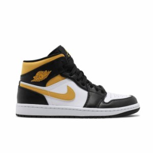  ナイキ エアジョーダン1 ミッド ホワイト/ポレン-ブラック 554724-177 NIKE AIR JORDAN 1 MID WHITE/POLLEN-BLACK