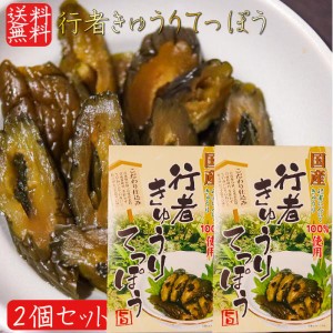 【送料無料】国産行者きゅうりてっぽう 130g×2個 手造り 国産野菜100％使用 行者にんにく きゅうりてっぽう漬け お茶漬け ご飯のお供 鉄