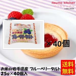 送料無料 お米de岩手県産ブルーベリータルト 25gx40個入 日東ベスト業務用 食品 まとめ買い お買い得 大容量 お徳用 クリスマス ケーキお