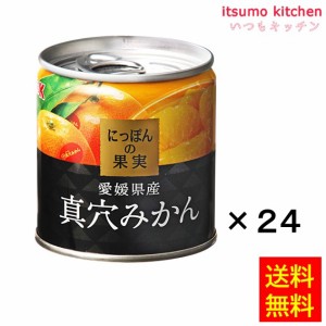 K&K にっぽんの果実 愛媛県産 真穴みかん 190gx24缶 国分グループ本社 業務用 食品 まとめ買い お買い得 大容量 お徳用  おうちごはん ス