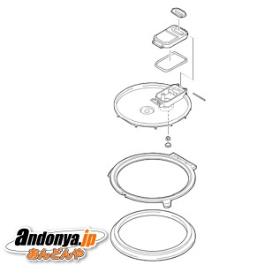 三菱 三菱電機 MITSUBISHI ELECTRIC 炊飯器用 純正品 交換用 部品 放熱板組立（内蓋/内フタ）M15W43330H