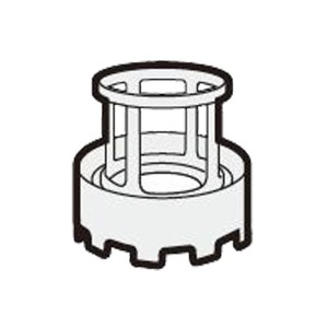 シャープ　掃除機用　筒型フィルター（下）ダストシキリK（217 221 0598）217-221-0598