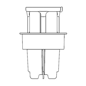 シャープ　掃除機用　筒型フィルター(下)（217 221 0601）217-221-0601