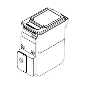 東芝　ドラム式洗濯機用　液体洗剤タンク　42042879