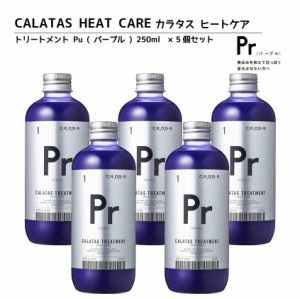 正規品 カラタス トリートメント ヒートケア パープル Pr 250ml 5個 ヘアカラーリングの色味を長持ち アフターケア トリートメント