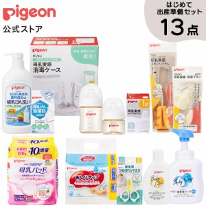 ピジョン pigeon はじめて出産準備セット 0ヵ月〜 産後 さく乳 ベビー用品 泡ソープ 消毒用品 母乳パッド お手入れ用品 スターターセット