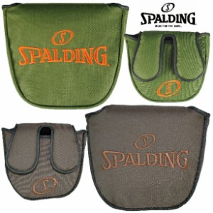 SPALDING スポルディング ゴルフ パターカバー ( ネオマレット用 ) カーキ / ダークブラウン