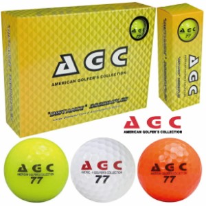 AGC アメリカンゴルファーズコレクション ゴルフボール 1ダース （ 12個入り ）（ ホワイト / イエロー / オレンジ ）