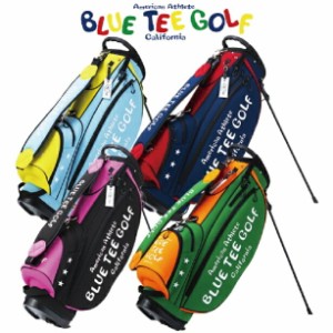 BLUE TEE GOLF California ブルーティーゴルフ カルフォルニア ストレッチ 2トーン スタンドキャディバッグ 9型 5分割口枠 46インチクラ