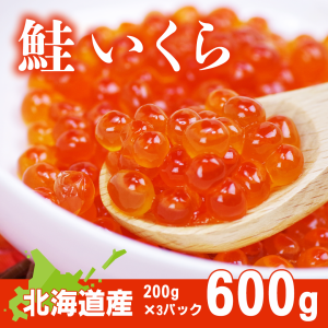 北海道産 いくら醤油漬け 600g　鮭いくら　鮭卵  新鮮 ギフト  高級ギフト 健康志向 ヘルシー 新鮮 鮮度 お歳暮 お中元 高級 イクラ