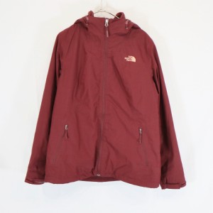 THE NORTH FACE ノースフェイス ダウンジャケット 防寒  防風  アウトドア キャンプ ワインレッド (レディース L) 中古 古着 N5931