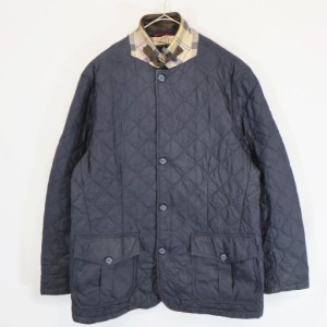 SALE/ Barbour バブアー キルティング ジャケット 防寒  防風  アウトドア ロイヤルワラント ネイビー (メンズ L)   N5800