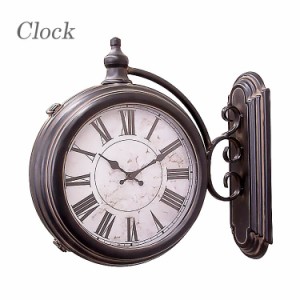 [送料無料]時計 ウォールクロック 壁掛け時計 おしゃれ 掛け時計 clock 鉄製 クラシック アンティーク シャビー おしゃれ 38401 東洋石創