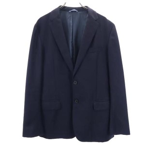 ランバンオンブルー ウール テーラードジャケット 紺 LANVIN en Bleu メンズ