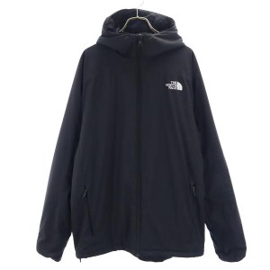 ノースフェイス アウトドア リバーシブル 中綿ジャケット XL 黒×グレー THE NORTH FACE プリマロフト メンズ