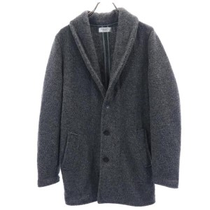 ザラマン イタリア製 ニットジャケット M グレー系 ZARA MAN メンズ