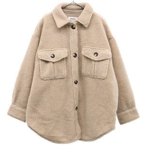 snidel ボンバーボアジャケット 気持ち良く アウター ベージュ