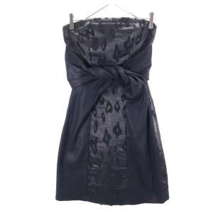 Chloe くるしく 花柄シフォン ベアトップ