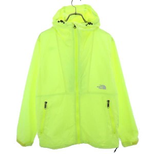 ノースフェイス NPW21430 ナイロンジャケット L 黄 THE NORTH FACE ジップパーカー アウトドア コンパクト レディース