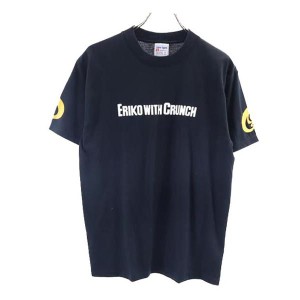 ユナイテッドスポーツ USA製 ロゴプリント 半袖 Tシャツ M 黒系 UnitedSports メンズ