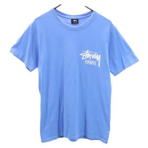 ステューシー 半袖 Tシャツ S ブルー系 STUSSY メンズ