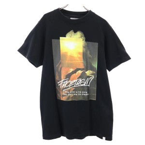 ファセッタズム 日本製 ロゴプリント 半袖 Tシャツ 3 黒系 FACETASM メンズ