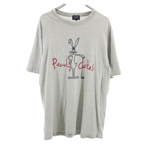 パーリーゲイツ 両面プリント 半袖 Tシャツ 4 グレー PEARLY GATES メンズ