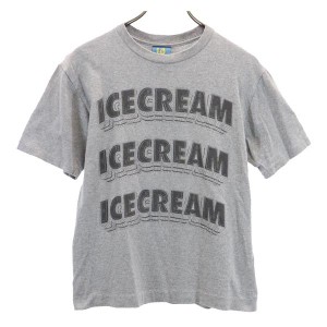 アイスクリーム ビリオネアボーイズクラブ 日本製 プリント 半袖 Tシャツ S グレー系 ICE CREAM BILLIONAIRE BOYS CLUB メンズ