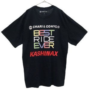 チャリアンドコー ニューヨークシティー プリント 半袖 Tシャツ L ブラック CHARI&CO NYC メンズ