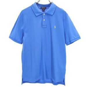 ポロラルフローレン 半袖 ポロシャツ XL（18-20） ブルー POLO RALPH LAUREN 鹿の子 キッズ